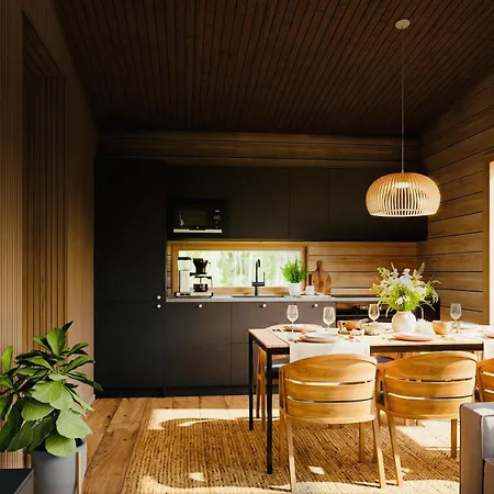 Aurora Riverside Lodge, Sauna, Near Arctic Circle וילה *