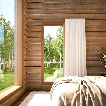 Aurora Riverside Lodge, Sauna, Near Arctic Circle וילה רובניימי